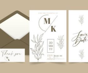 Invitation design vector
