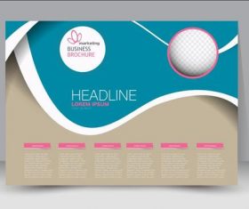 Multipurpose business brochure design vector