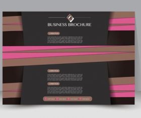 New creative business brochure vector