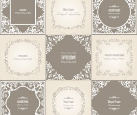 Ordinary frame background vector