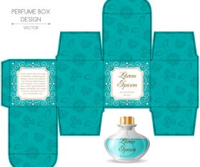 Packaging for perfumery in vector