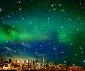 Panorama of the city vector illustration