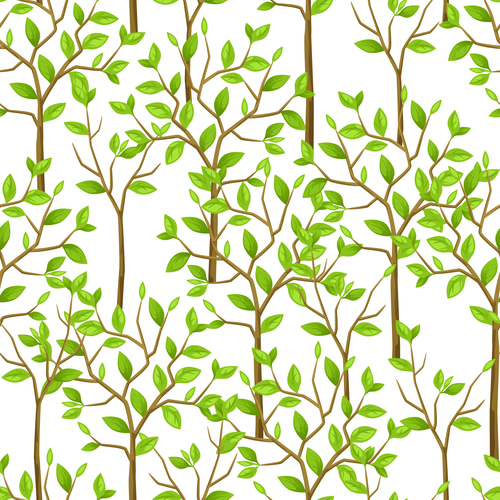 Plant seamless illustration vector