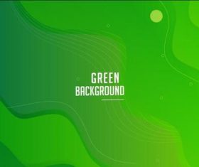 Pure green background template design vector