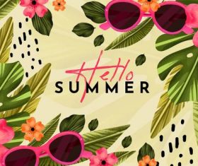 Season background card vector