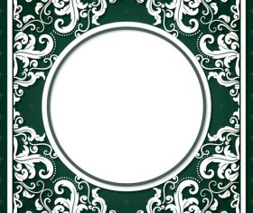 Silhouette frame vector