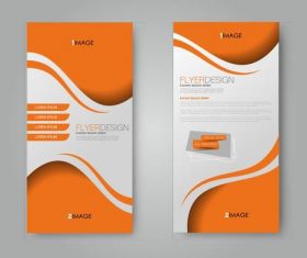 Simple design business advertising template vector