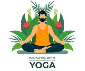 Sit still cartoon illustration vector