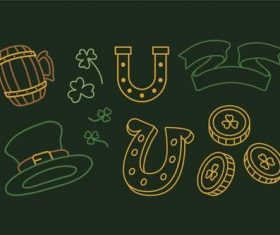 St patricks element vector