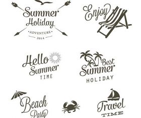 Summer logo vectors
