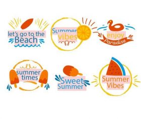 Sweet summer vector