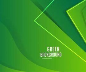 Vector corporate green banner template