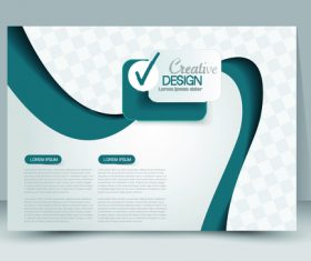 White business advertising template vector