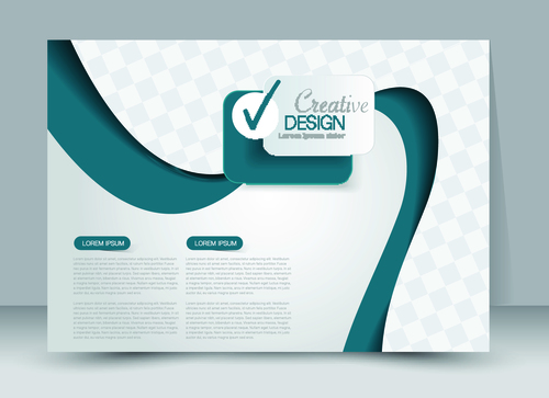 White business advertising template vector