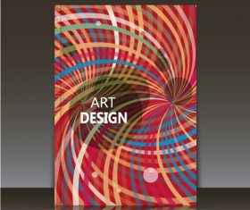 ART design brochure background vector