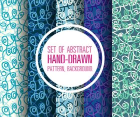 Abstract hand drawn seamless background vector