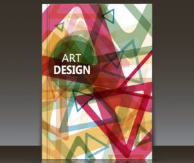 Abstract pattern brochure background vector