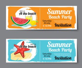 Beach party vector
