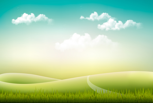 Beautiful natural background vector