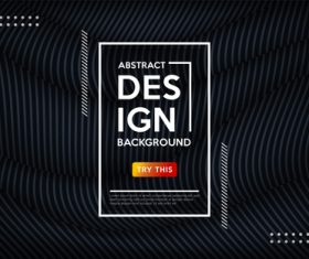 Black lines vector background