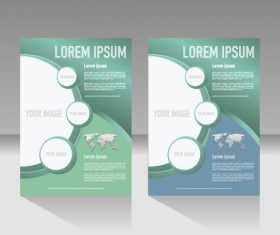 Brochure cover design vector