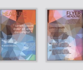 Brochure flyer design layout vector