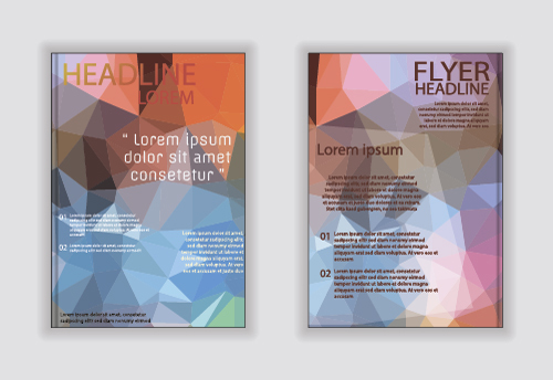 Brochure flyer design layout vector