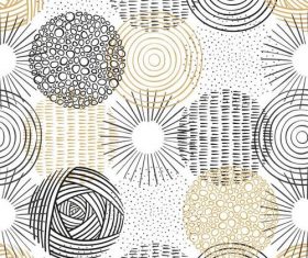 Brown black pattern background vector