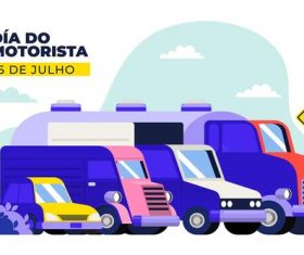 Cartoon illustration car vector