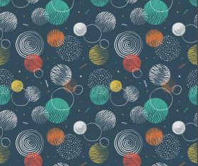 Circle pattern background vector