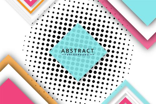 Color card abstract background vector