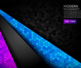 Color modern background vector