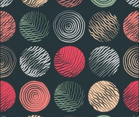 Colorful circle pattern background vector
