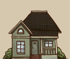 Cute house vector