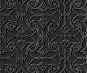 Decoration 3d patterns in vector