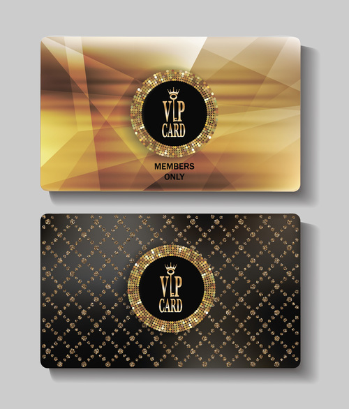 Diamond luxury invitation card vector
