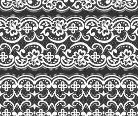 Different styles hand drawn knitted pattern vector