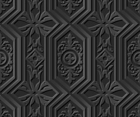 Elegant decoration 3d patterns in vector