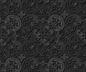 Exquisite decorative carving pattern vector