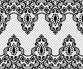 Exquisite lace patterns in vector
