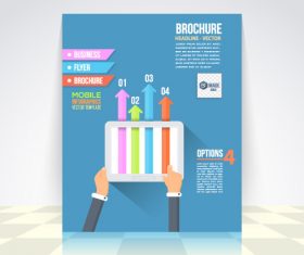 Flat style business infographic vector