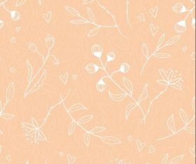 Flower bud background vector