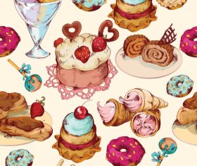 Food background vector