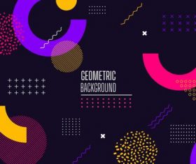 Geometric background vector