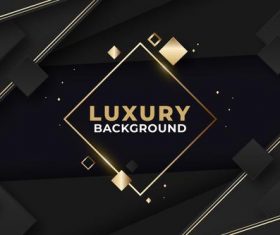 Golden and black checkered vector background