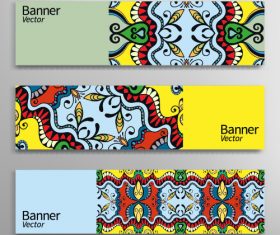 Graphic stylish banner vector background