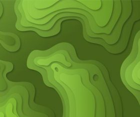 Green topographic abstract background vector