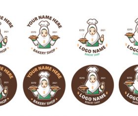Halal bakery logo vector