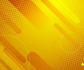 Halftone yellow background vector