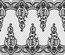Hand drawn knitting pattern vector